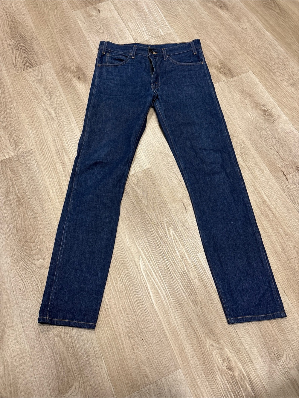 Vintage 60s 606 Levi’s Big E Orange Tab Talon 42 SZ 32x34 Fit 32x33 made In USA